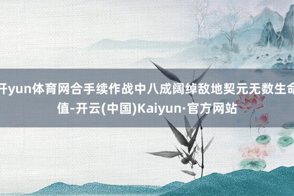 开yun体育网合手续作战中八成阔绰敌地契元无数生命值-开云(中国)Kaiyun·官方网站